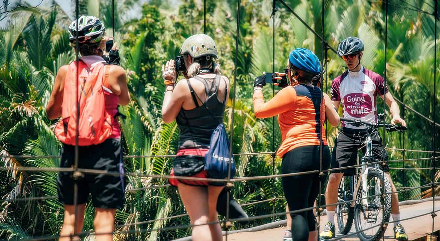 Cycling Through the Mekong in a Day Tour