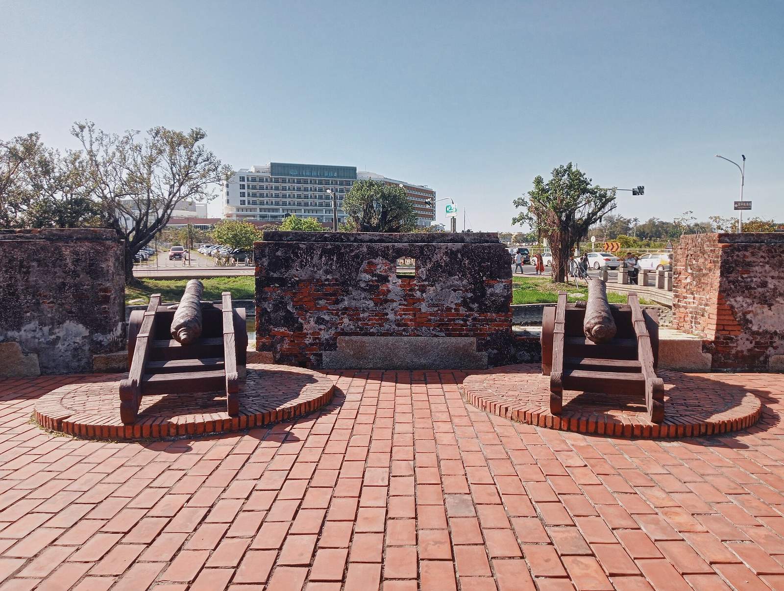 Anping Fort and historic streets in Tainan, Taiwan