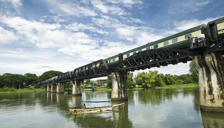 Cruise the River Kwai on a Colonial style cruise boat